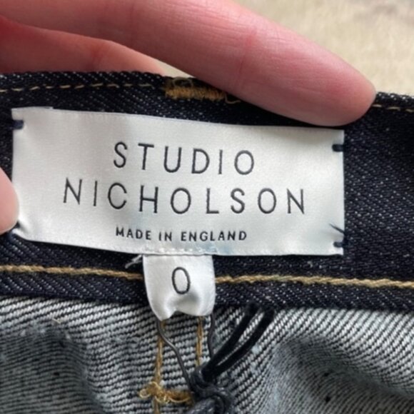 Studio Nicholson Avanti Selvedge Denim - Indigo Size 0 - Picture 4 of 6